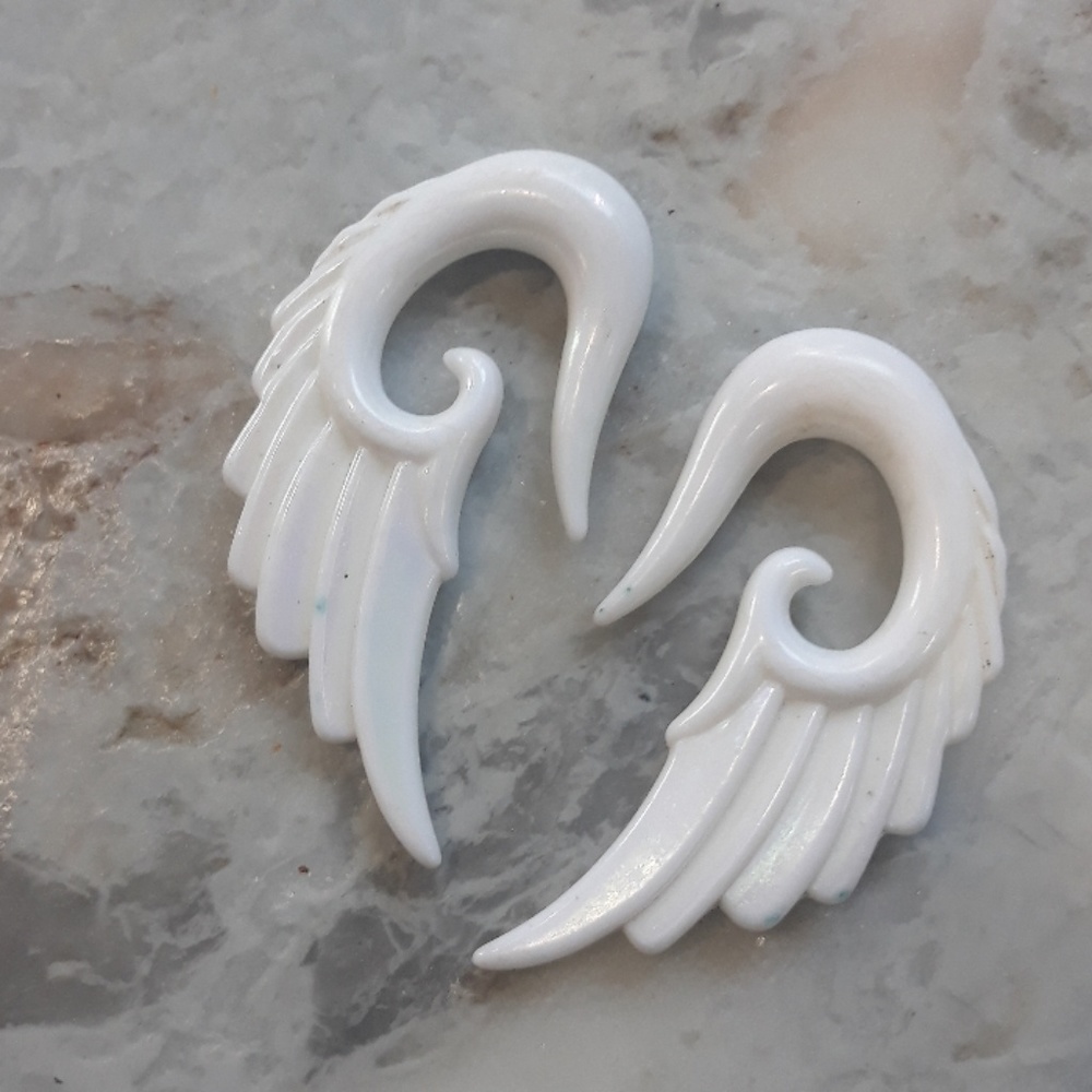 Angel Wing Ear Taper for plugs / " gauges "